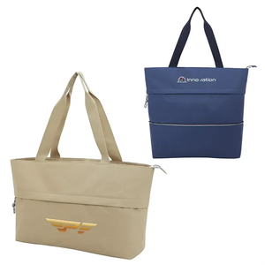 Photo of Rio Extendable Polyester Zippered Tote