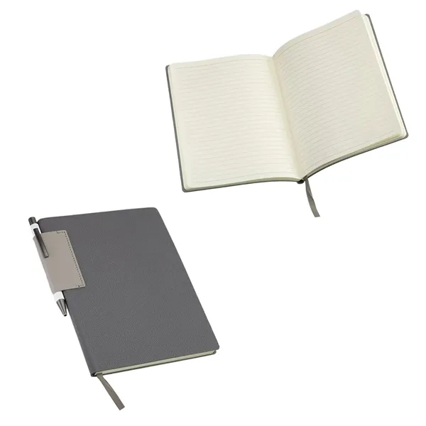 Medium Gray color option for Charter Textured Softcover Journal With Pen