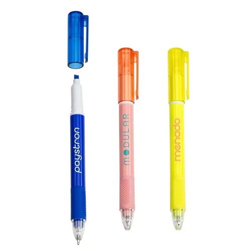 Main photo of Skywriter Combo Recycled Plastic Ball Pen & Highlighter