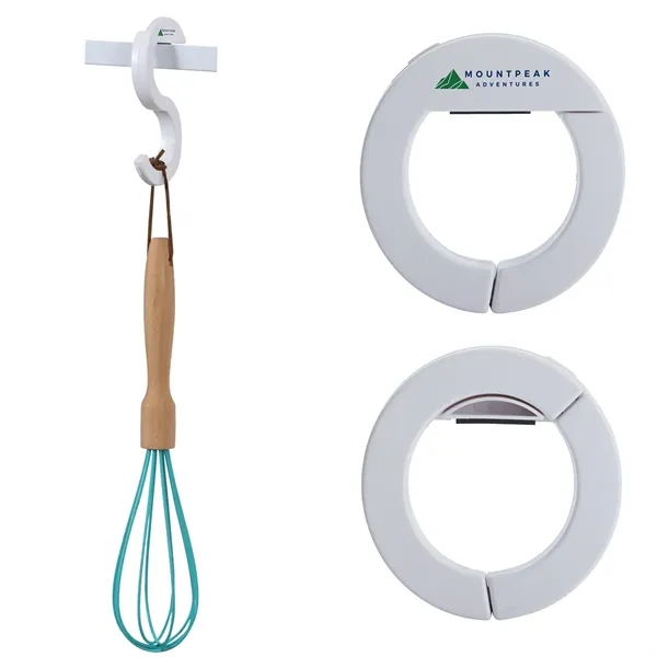 Medium White color option for Swing Ring Anti Theft Bag Hanger