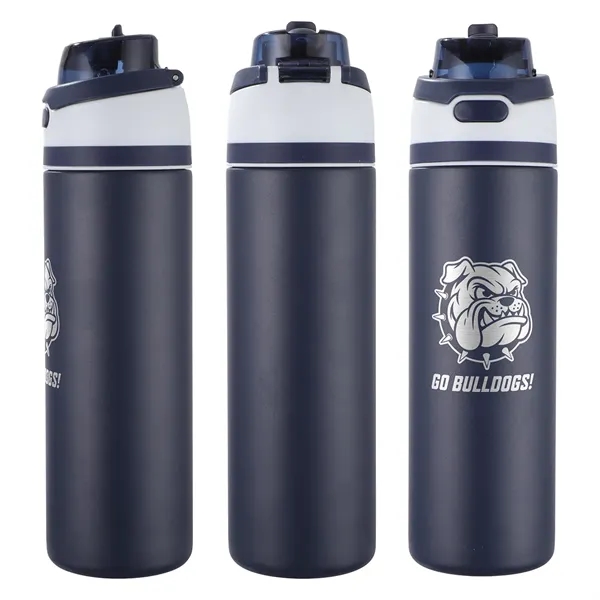 Medium Navy Blue color option for Dunes 24 Oz 2 In 1 Vacuum Insulated Stainless Steel Bottle