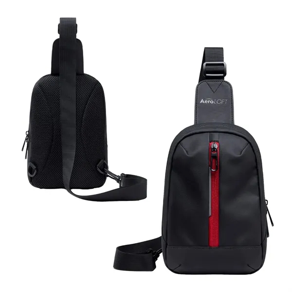 Medium Black/Red color option for Aero Loft® Shuttle Crossbody Bag