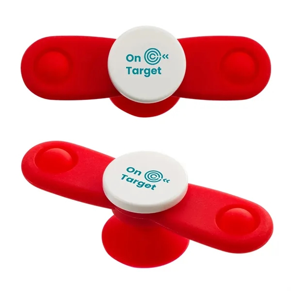 Medium Red color option for Push Pop Propeller With Suction Cup