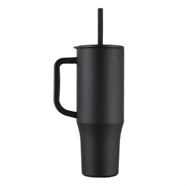 Medium Black color option for Seneca 30 Oz Eco Friendly Straw Mug