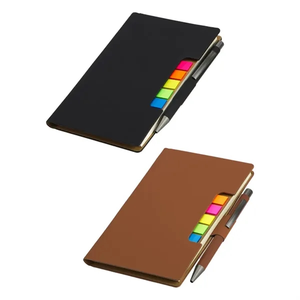 Photo of Alliance Hardcover Journal With Sticky Flags & Pen