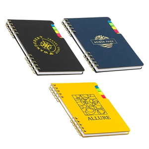 Photo of Praxis Recycled Spiral Notebook With Sticky Flags