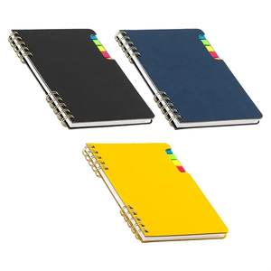 Photo of Praxis Recycled Spiral Notebook With Sticky Flags