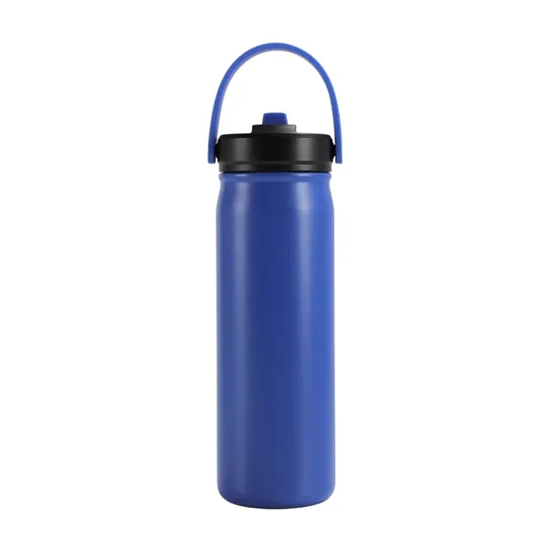 Bay Blue color option for Lennon 20 Oz Eco Friendly Straw Lid Vacuum Bottle