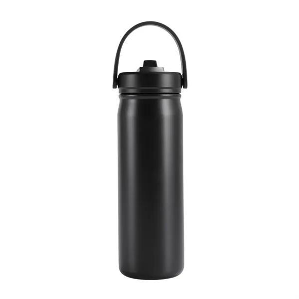Medium Black color option for Lennon 20 Oz Eco Friendly Straw Lid Vacuum Bottle