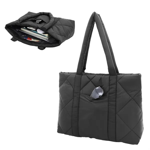 Photo of Veranda Quilted Nylon Tote Bag