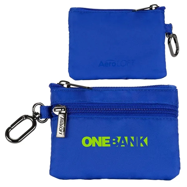 Medium Royal Blue color option for Aero Loft® Carabiner Zip Wallet