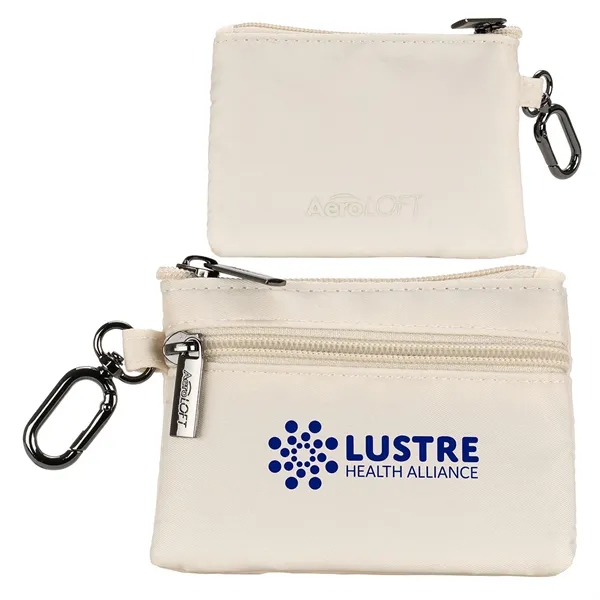Medium Sand color option for Aero Loft® Carabiner Zip Wallet