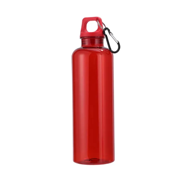Trans Red color option for Aloha 25 Oz Rpet Reusable Translucent Bottle W/ Carabiner