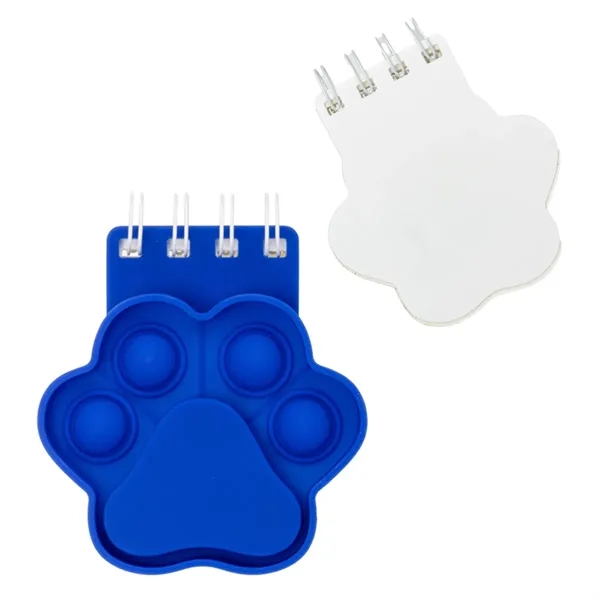 Medium Blue color option for Paw Push Pop Spiral Notebook