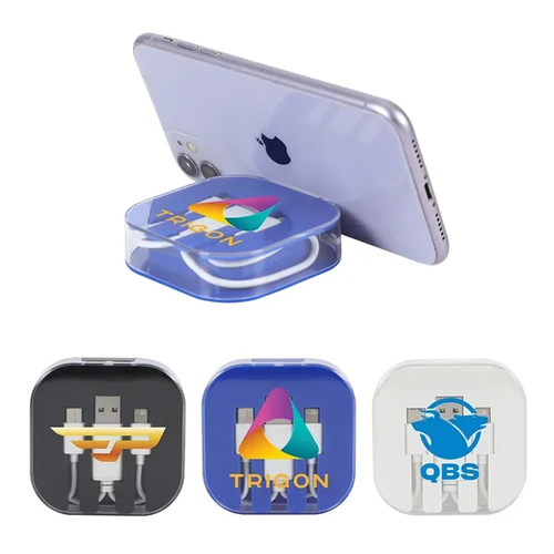 Main photo of Tetra 4 In 1 Charging Cable With Recycled Abs Case & Built I