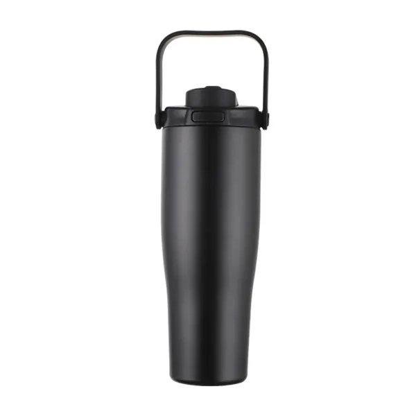 Medium Black color option for Alaia 30 Oz Recycled Stainless Steel Vacuum Tumbler