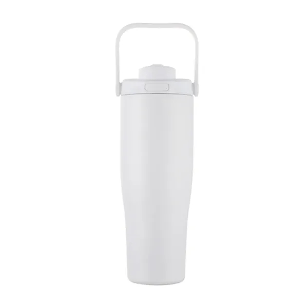 Medium White color option for Alaia 30 Oz Recycled Stainless Steel Vacuum Tumbler