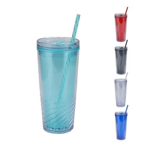 Main photo of Clio 20 Oz Recycled Acrylic Straw Tumbler