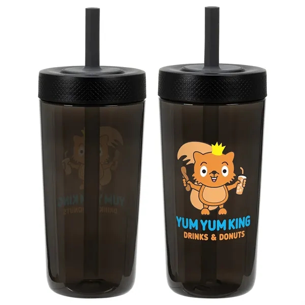 Smoke color option for Havana 22 Oz Recycled Polypropylene Tumbler With Silicone St