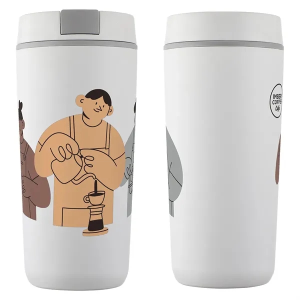 Medium White color option for Tonal 16 Oz Eco Friendly Tumbler