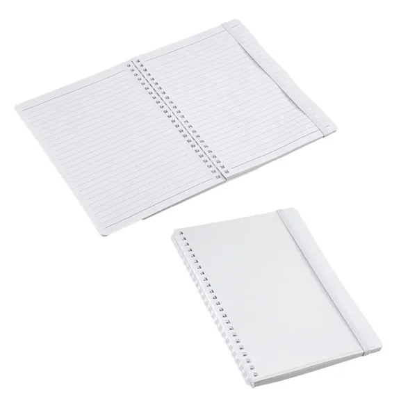 Clear color option for Arcadia Soft Spiral Notebook With Front Pocket
