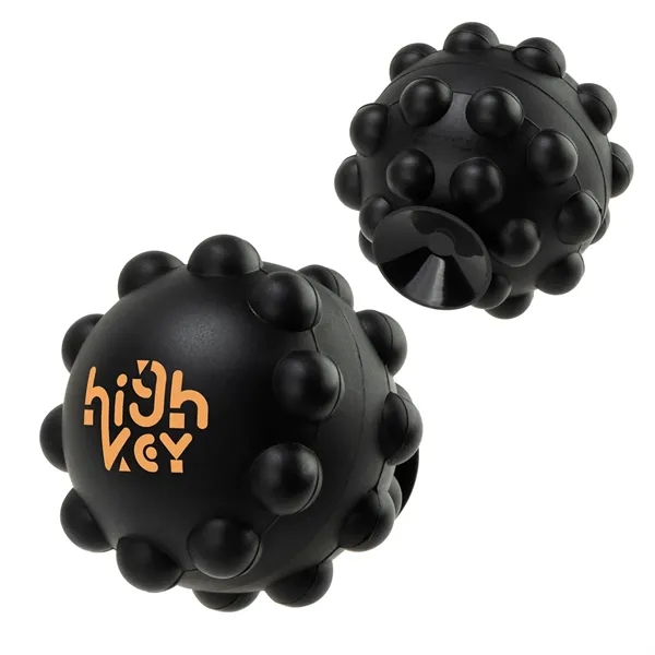 Medium Black color option for Push Pop Ball Suction Cup Phone Stand