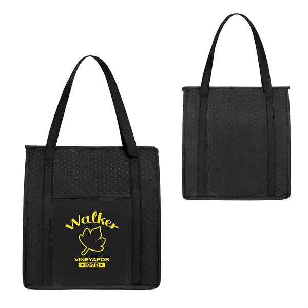 Medium Black color option for Sundial Non Woven Lunch Cooler Bag