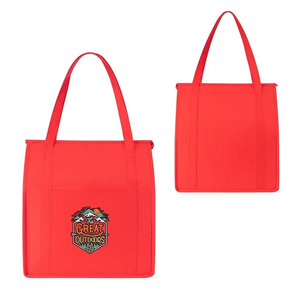 Medium Red color option for Sundial Non Woven Lunch Cooler Bag
