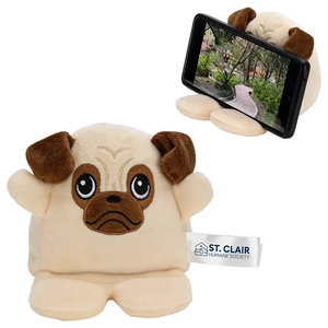 Photo of Phone Pals™ Weighted Plush Phone Holder   Pug
