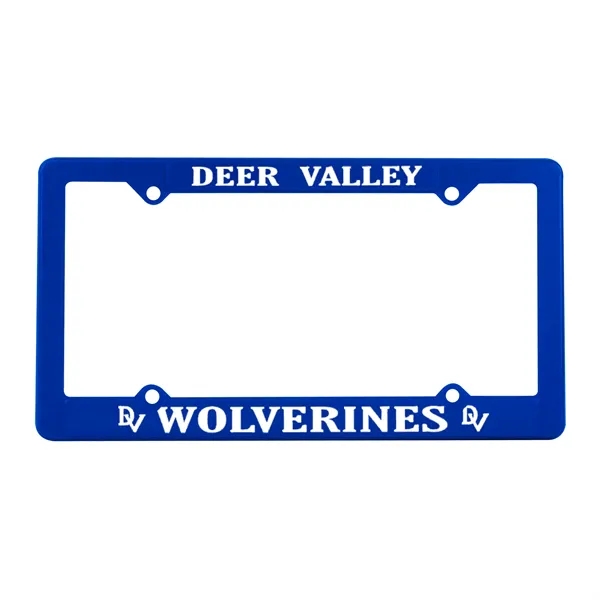 Royal Blue color option for Garyline® Economy License Plate Frame