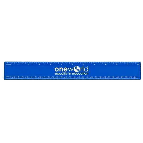 Translucent Blue color option for Garyline® 12" Standard Ruler