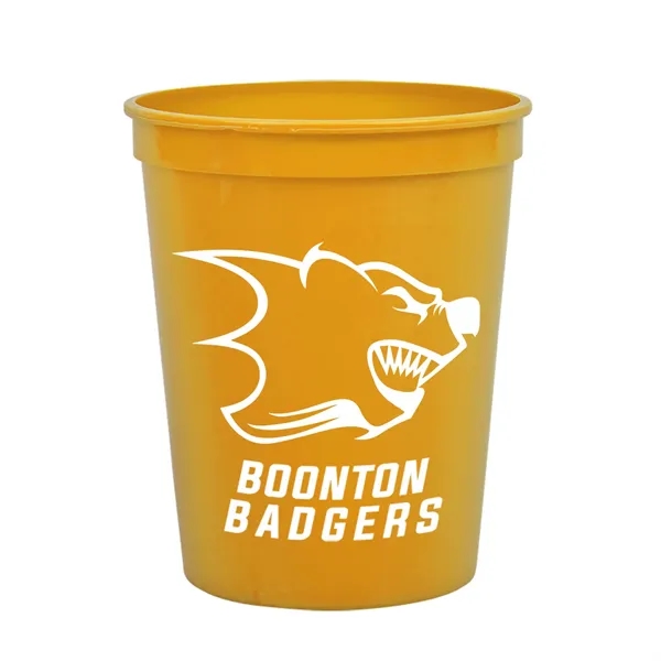 Athletic Gold color option for Garyline® Cups On The Go Stadium Cup   16 Oz.