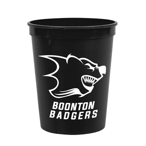 Black color option for Garyline® Cups On The Go Stadium Cup   16 Oz.