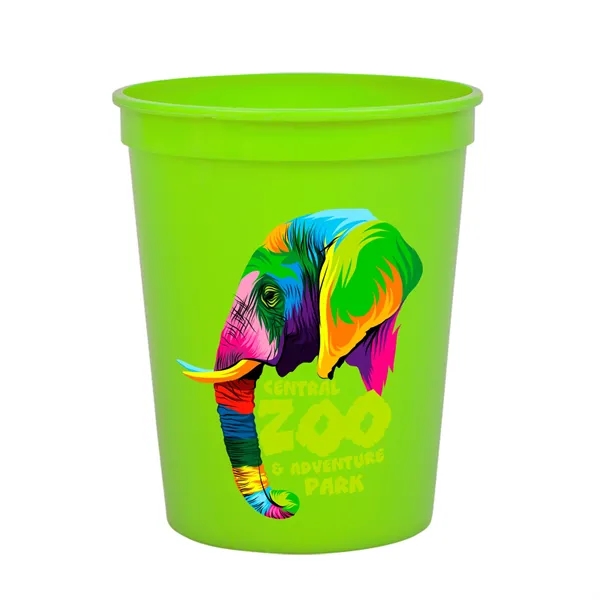 Lime Green color option for Garyline® Cups On The Go Stadium Cup   16 Oz.