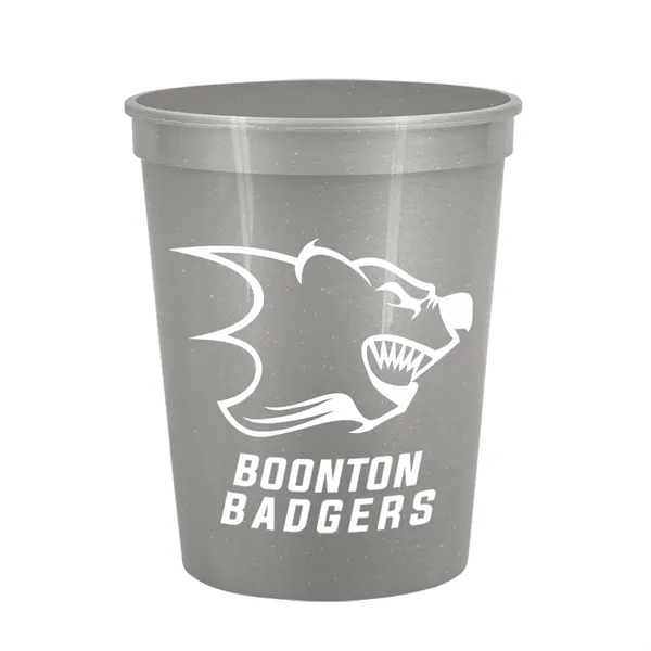 Metallic Silver color option for Garyline® Cups On The Go Stadium Cup   16 Oz.