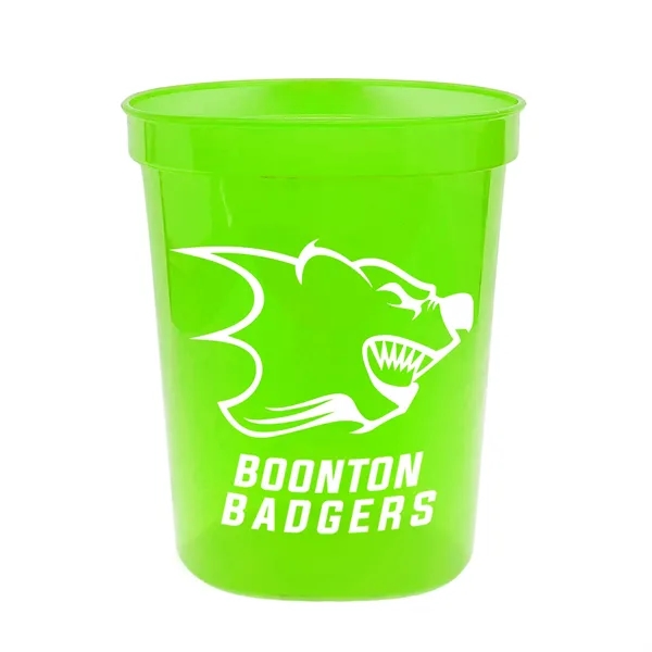 Translucent Neon Green color option for Garyline® Cups On The Go Stadium Cup   16 Oz.