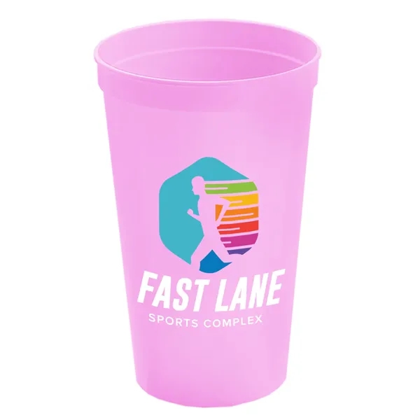 Awareness Pink color option for Garyline® Cups On The Go Stadium Cup   22 Oz.