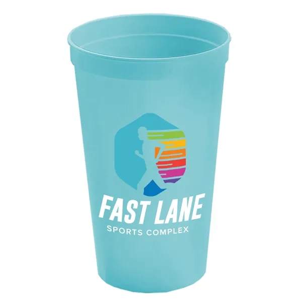 Bright Blue color option for Garyline® Cups On The Go Stadium Cup   22 Oz.