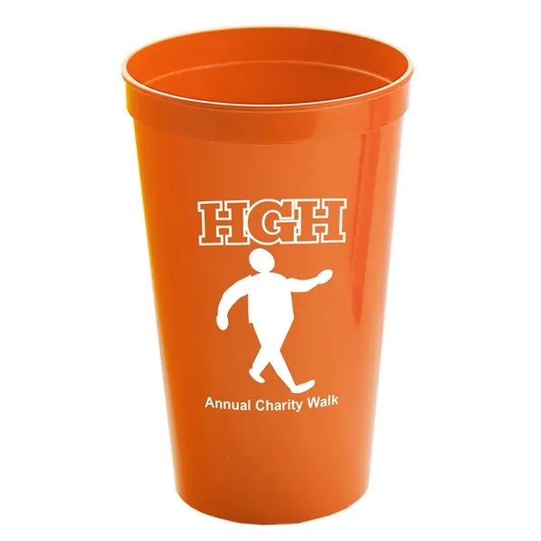 Bright Orange color option for Garyline® Cups On The Go Stadium Cup   22 Oz.