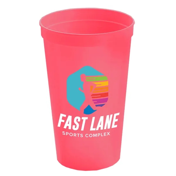 Bright Pink color option for Garyline® Cups On The Go Stadium Cup   22 Oz.