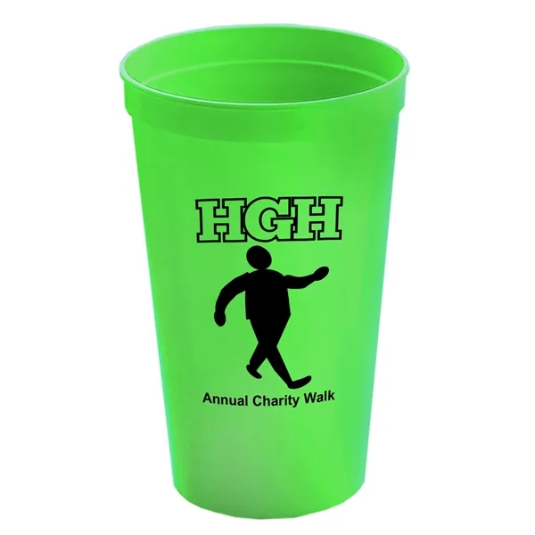 Lime Green color option for Garyline® Cups On The Go Stadium Cup   22 Oz.