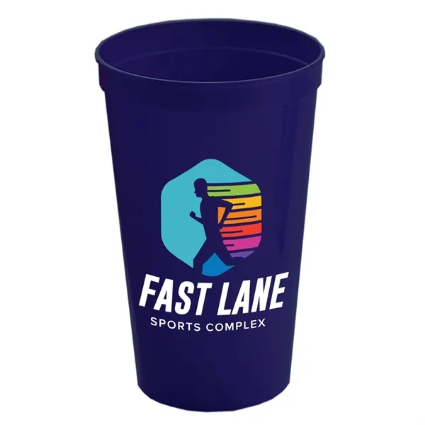 Navy Blue color option for Garyline® Cups On The Go Stadium Cup   22 Oz.