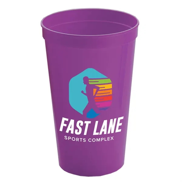 Violet color option for Garyline® Cups On The Go Stadium Cup   22 Oz.