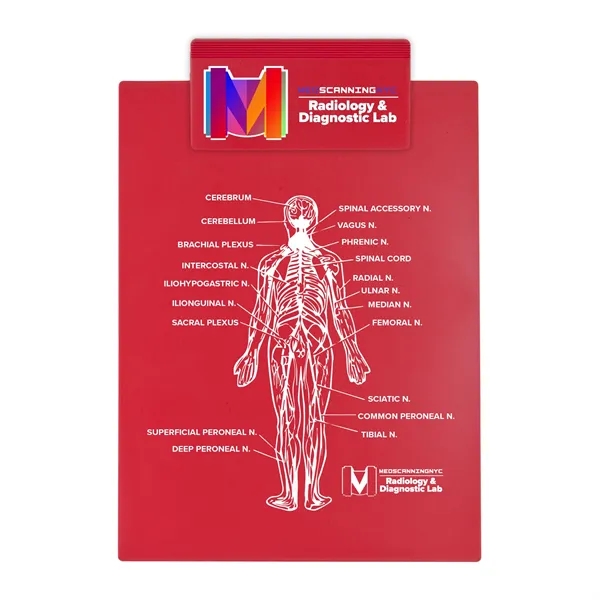 Red color option for Garyline® Letter Clipboard With Jumbo Clip