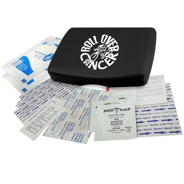 Black color option for Garyline® Express Family First Aid Kit   21 Piece