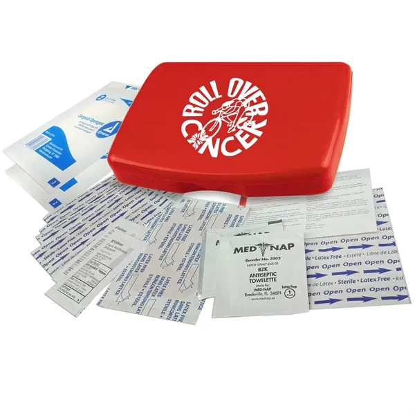 Red color option for Garyline® Express Family First Aid Kit   21 Piece