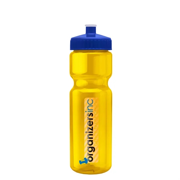 Translucent Yellow color option for Garyline® Champ Bottle With Push Pull Lid   28 Oz.