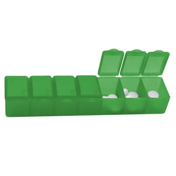 Translucent Green color option for Garyline® 7 Day Pill Case