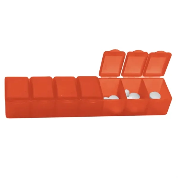 Translucent Orange color option for Garyline® 7 Day Pill Case