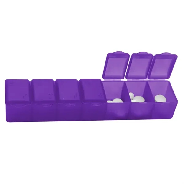 Translucent Violet color option for Garyline® 7 Day Pill Case
